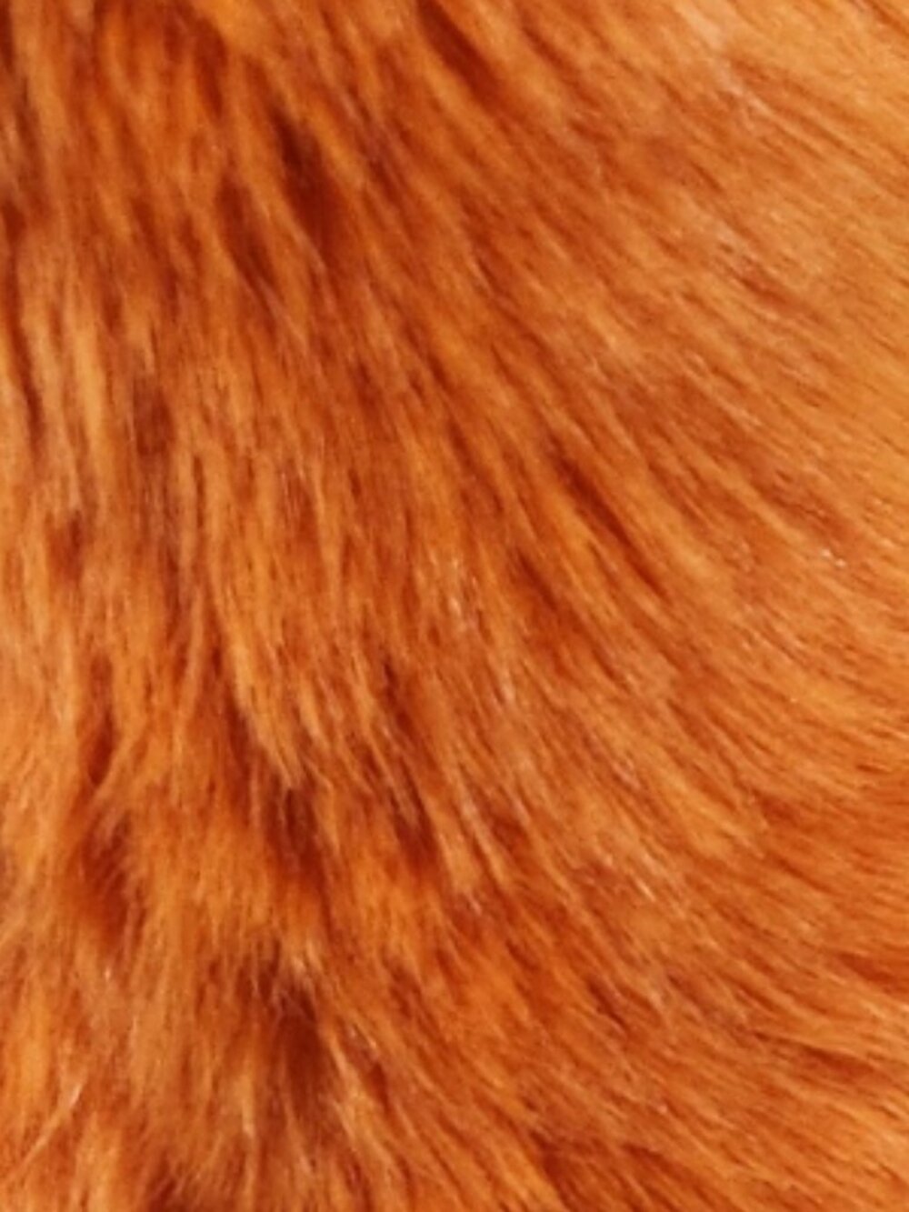 💥SHOWSTOPPER!💥Luxurious Faux Fur Longline Double Breasted Coat in Tangerine - Picture 12 of 16